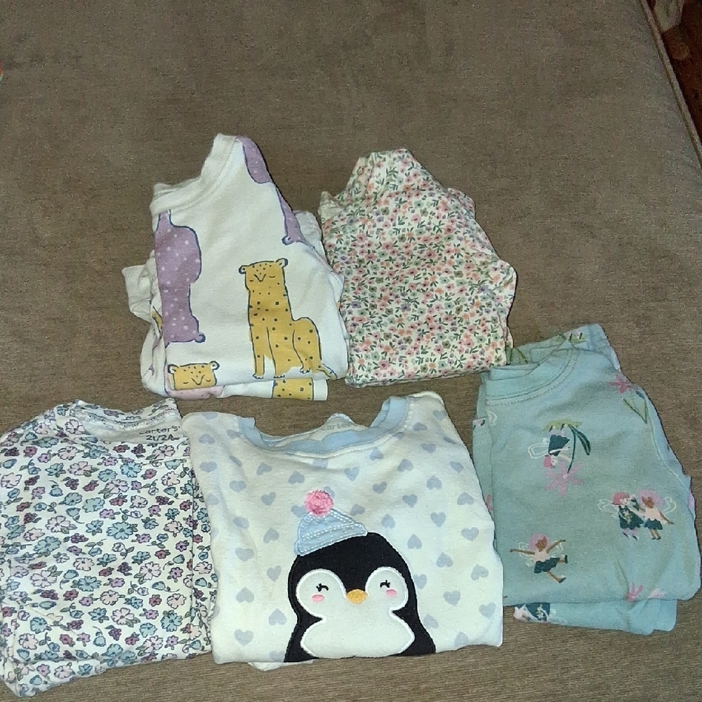 Penguin and Giraffe Kids Pajama Set